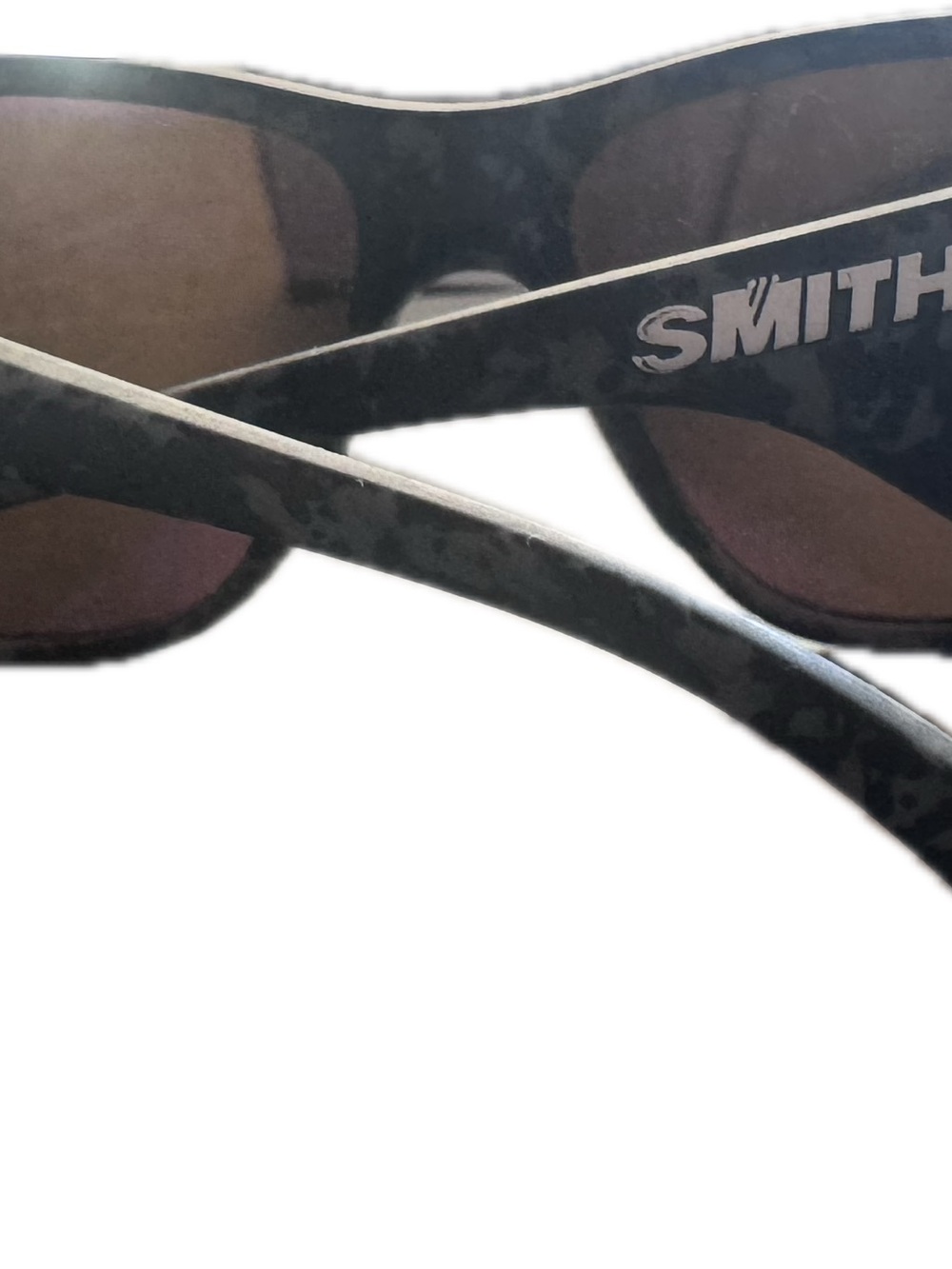 SMITH Black Frame Sunglasses with Brown Lenses